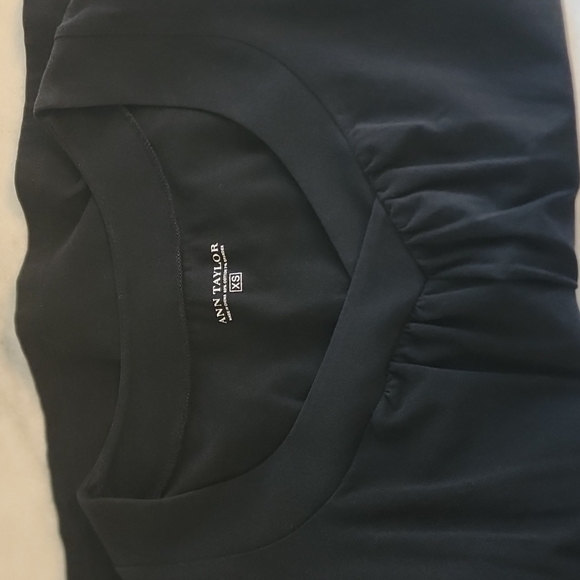 Ann Taylor black 3/4 sleeve blouse - Picture 5 of 5